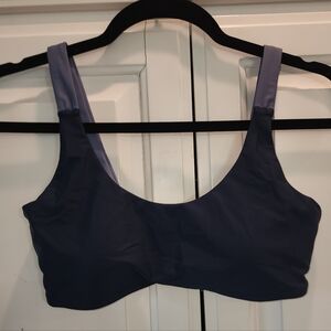 Summersalt Size 4 Navy And Light Blue Swimsuit Top